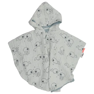 Badponcho (Groen) van Done by Deer Katoen