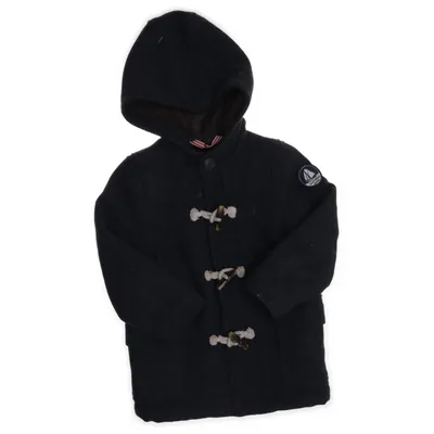Duffle coat (Gray) from Petit Bateau Polyamide, Polyester, Wool