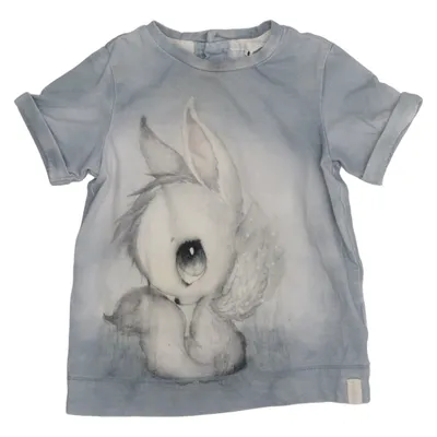 T-shirt (Blue) from Mrs Mighetto x H&M Cotton, Elastane