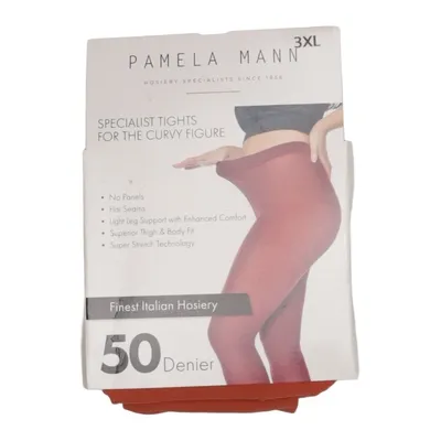 Tights (Red) from Pamela Mann Elastane, Polyamide