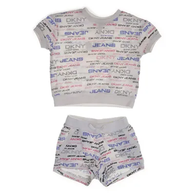 Set (White, Multicolored) from DKNY Jeans Cotton, Polyester