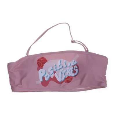 Haut de bikini (Rose, Multicolore) de Romwe Élasthane, Polyester