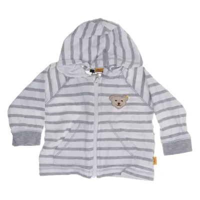 Capuchon sweater (Wit, Grijs) van Steiff Katoen, Elastaan