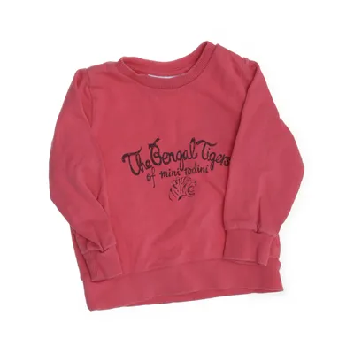 Collegetröja (Rosa) från Mini Rodini Ekologisk bomull