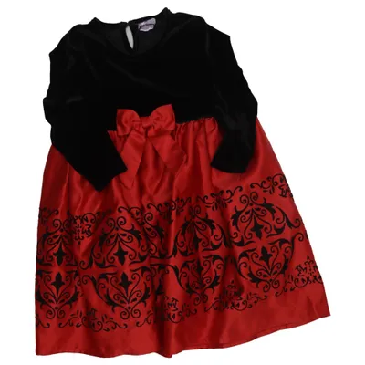 Dress (Black, Red) from So Cute Elastane, Polyester