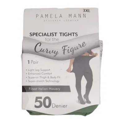 Panty (Groen) van Pamela Mann Elastaan, Polyamide