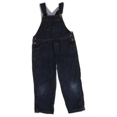 Tuinbroek (Blauw) van Petit Bateau Katoen