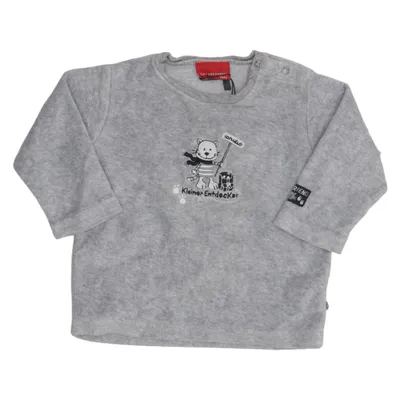 Sweatshirt (Gris) de Salt and Pepper Coton, Polyester