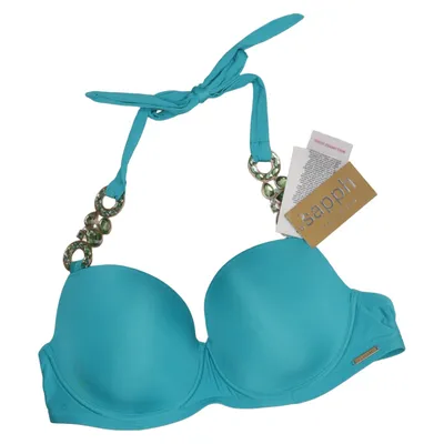 Bikini top (Blue) from Sapph Elastane, Polyamide
