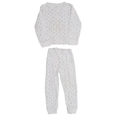 Pajamas (White, Blue) from Klara Cotton