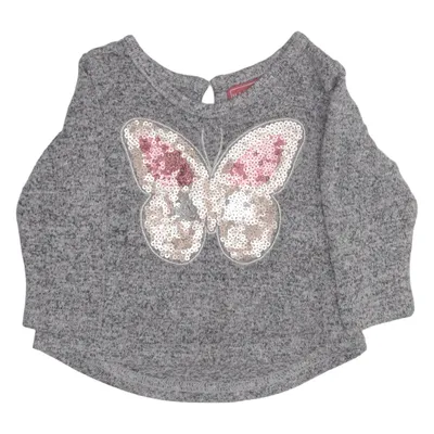 Sweater (Gray, Pink) from Young Dimension Polyester, Viscose