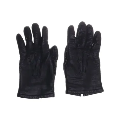 Leren handschoenen (Zwart) van Maison Fabre