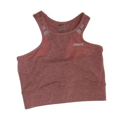 Sport-bh (Oranje) van Stronger Polyester, Elastaan
