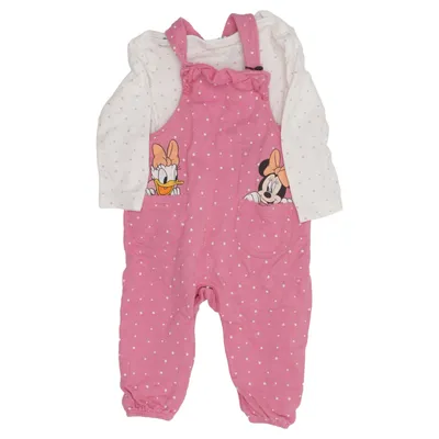 Set (Rosa, Vit) från Disney Baby Bomull, Elastan