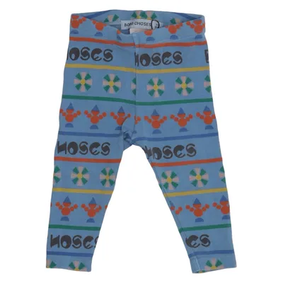 Leggings (Blauw, Meerkleurig) van Bobo Choses Elastaan, Organisch katoen