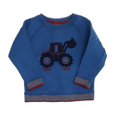 Sweatshirt (Blauw) van Pusblu Katoen