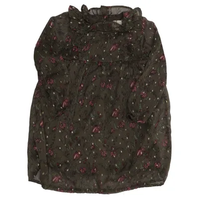Klänning (Grön, Flerfärgad) från Creamie Bomull, Metallfiber, Polyester