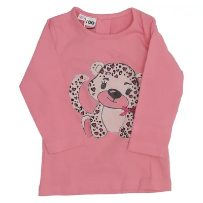 Långärmad t-shirt (Rosa) från IDo Bomull
