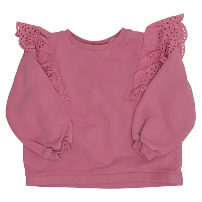 Sweatshirt (Pink) fra Zara Bomuld, Polyester