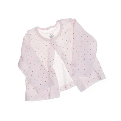 Cardigan (Pink, Rød) fra Petit Bateau
