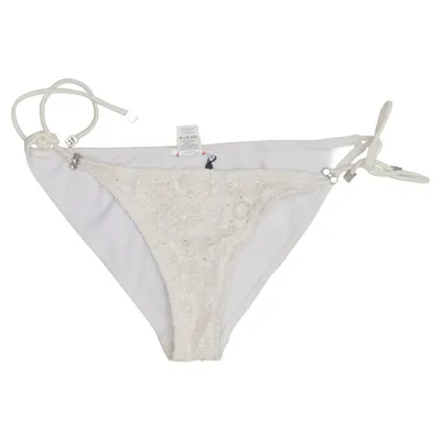 Bikini bottom (White) from River Island Elastane, Polyamide, Polyester