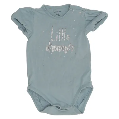 Body (Blå) från Minimarket Elastan, Ekologisk bomull