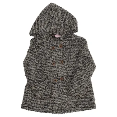 Coat (Gray, White, Black) from Juniors Acrylic, Polyester, Wool