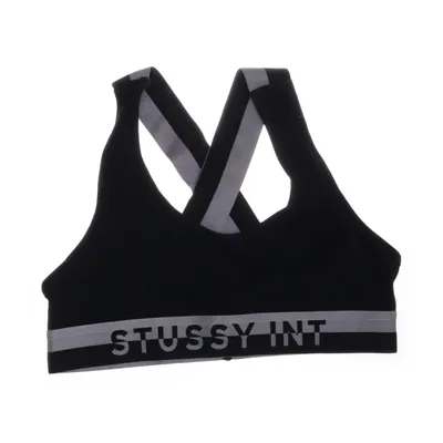 Sport-BH (Svart, Grå) från Stüssy Bomull, Elastan