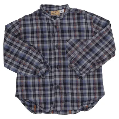 Skjorta (Blå, Svart, Vit) från Maritas Bomull, Polyester