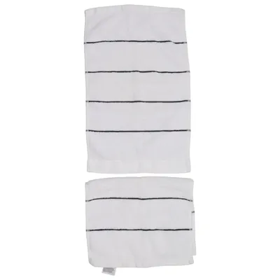 Handdoek (Wit, Zwart) van H&M Home Katoen, Polyester