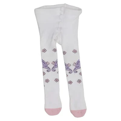 Collants polaires (Blanc, Rose, Multicolore) de Disney Coton, Élasthane, Polyamide, Polyester