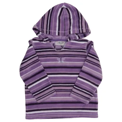 Hættetrøje (Lilla, Hvid, Sort) fra Tutti Frutti Polyester