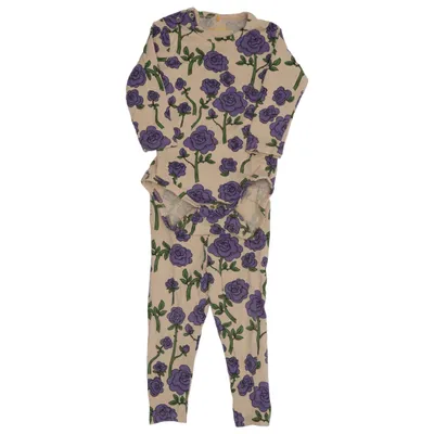 Set (Beige, Lila, Grön) från Mini Rodini Bomull, Elastan