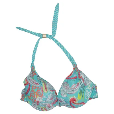 Bikini top (Turquoise, Multicolored) from Cyell Elastane, Polyamide