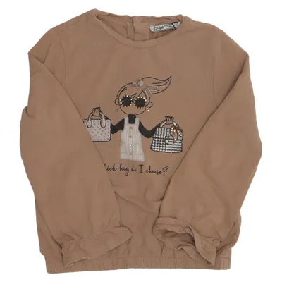 Langærmet t-shirt (Brun) fra Original Marines Bomuld