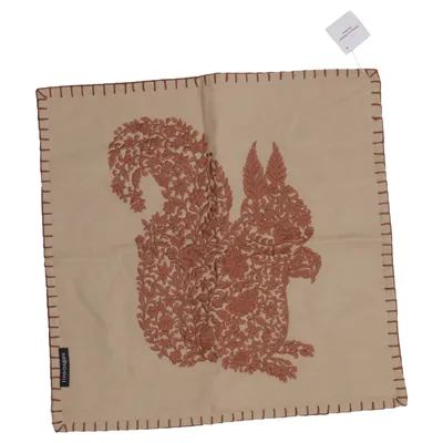 Housse de coussin (Beige, Marron) de Linvosges Coton, Polyester