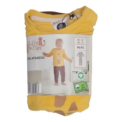 Pyjamasz (Gul) fra Lily & Dan Økologisk bomuld, Genanvendt polyester