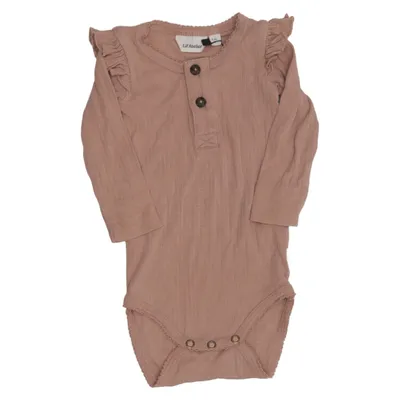 Body (Pink) from Lil' Atelier Elastane, Modal, Organic cotton
