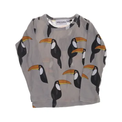 Långärmad t-shirt (Grå, Flerfärgad) från Mini Rodini Ekologisk bomull