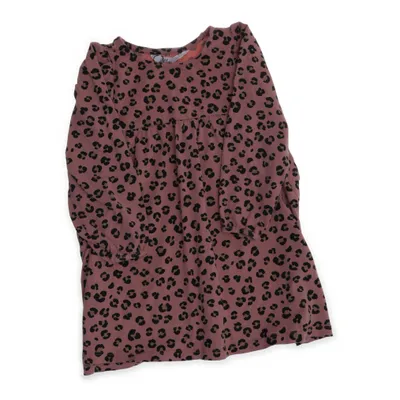 Klänning (Rosa, Svart, Brun) från H&M Bomull, Elastan