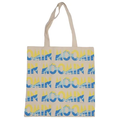 Canvas tas (Beige, Blauw, Geel) van Moomin Characters