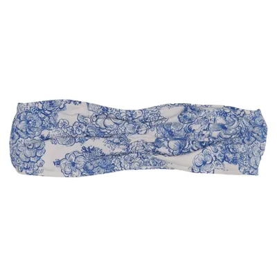 Soutien-gorge bandeau (Bleu, Blanc) de American Apparel Élasthane, Nylon, Polyester