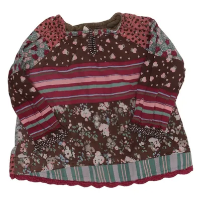 Blouse (Brown, Pink, Multicolored) from Aya Naya Cotton