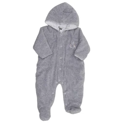 Barboteuse (Gris) de Kissy Kissy Coton, Polyester