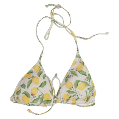 Bikini top (White, Yellow, Green) from Indiska