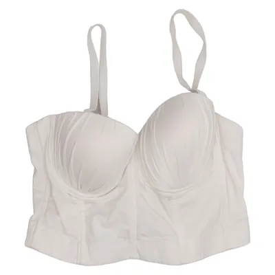 Bustier (White) from C'est Monique Elastane, Polyester