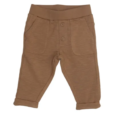 Sweatpants (Brown) from Minymo Elastane, Organic cotton