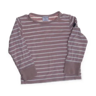 Pyjamaströja (Rosa, Vit) från Polarn O. Pyret Ekologisk bomull