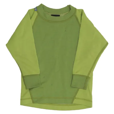 Baselayertrøje (Grøn) fra Isbjörn Elastan, Merinould, Polyester