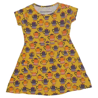 Dress (Yellow, Multicolored) from Cissi och Selma Elastane, Organic cotton